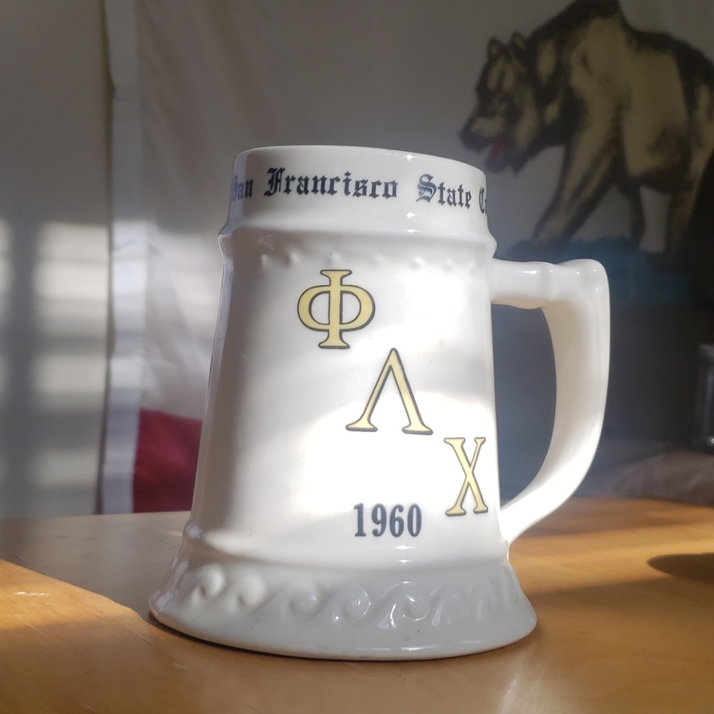 60s San Francisco State College Beer Stein